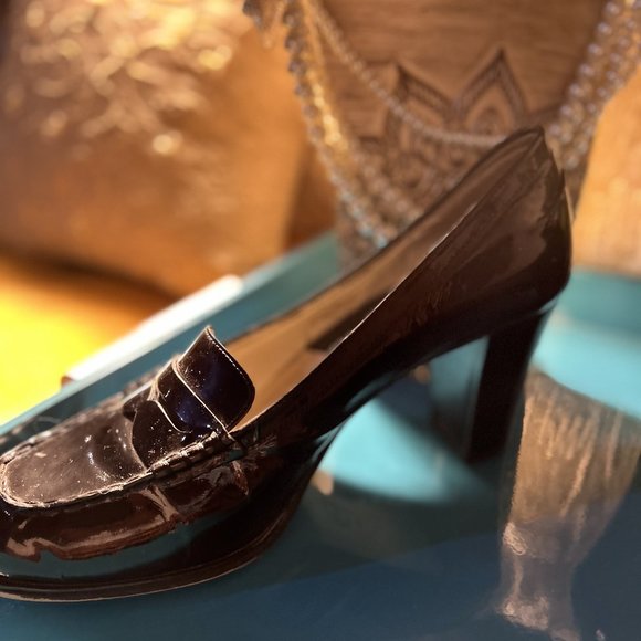 Michael Kors Shoes Michael Kors Womens Black Patent Leather Loafer